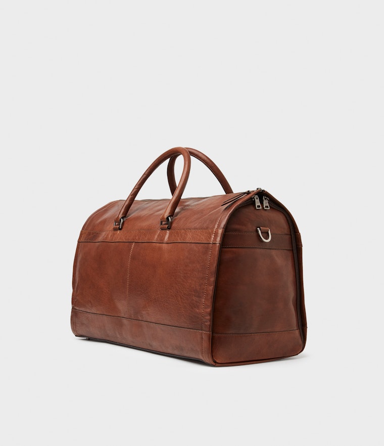 ORLANDO WEEKEND BAG, MID BROWN