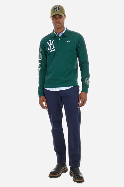 MAN POLO SEMI JERSEY CARBONIS, PINE GROVE