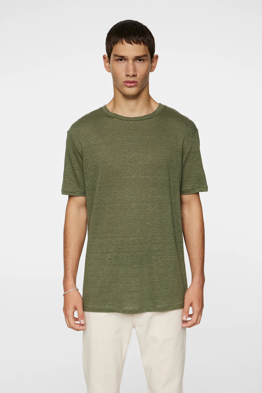 Coma Linen Tee, Olivine
