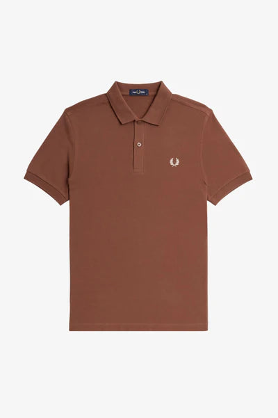 PLAIN FRED PERRY POLO, WHISKEY