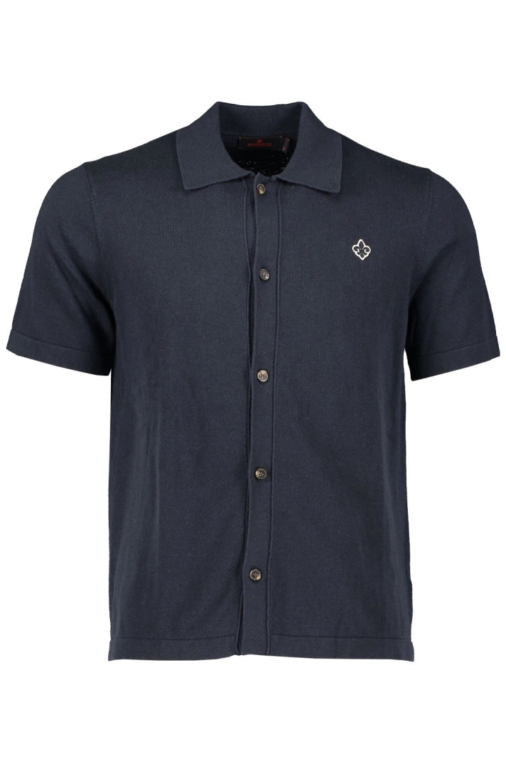 LAWFORD KNITTED SHIRT, BLUE