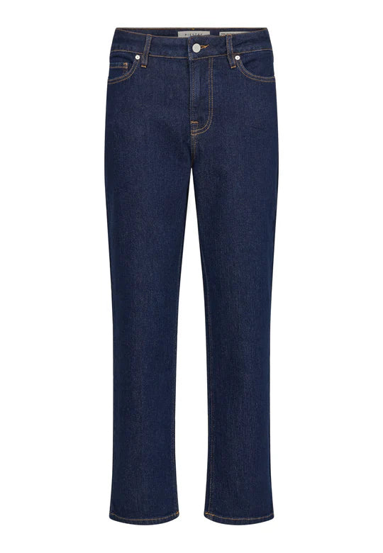 Trisha Cropped Jeans Wash Vienna, Denim Blue