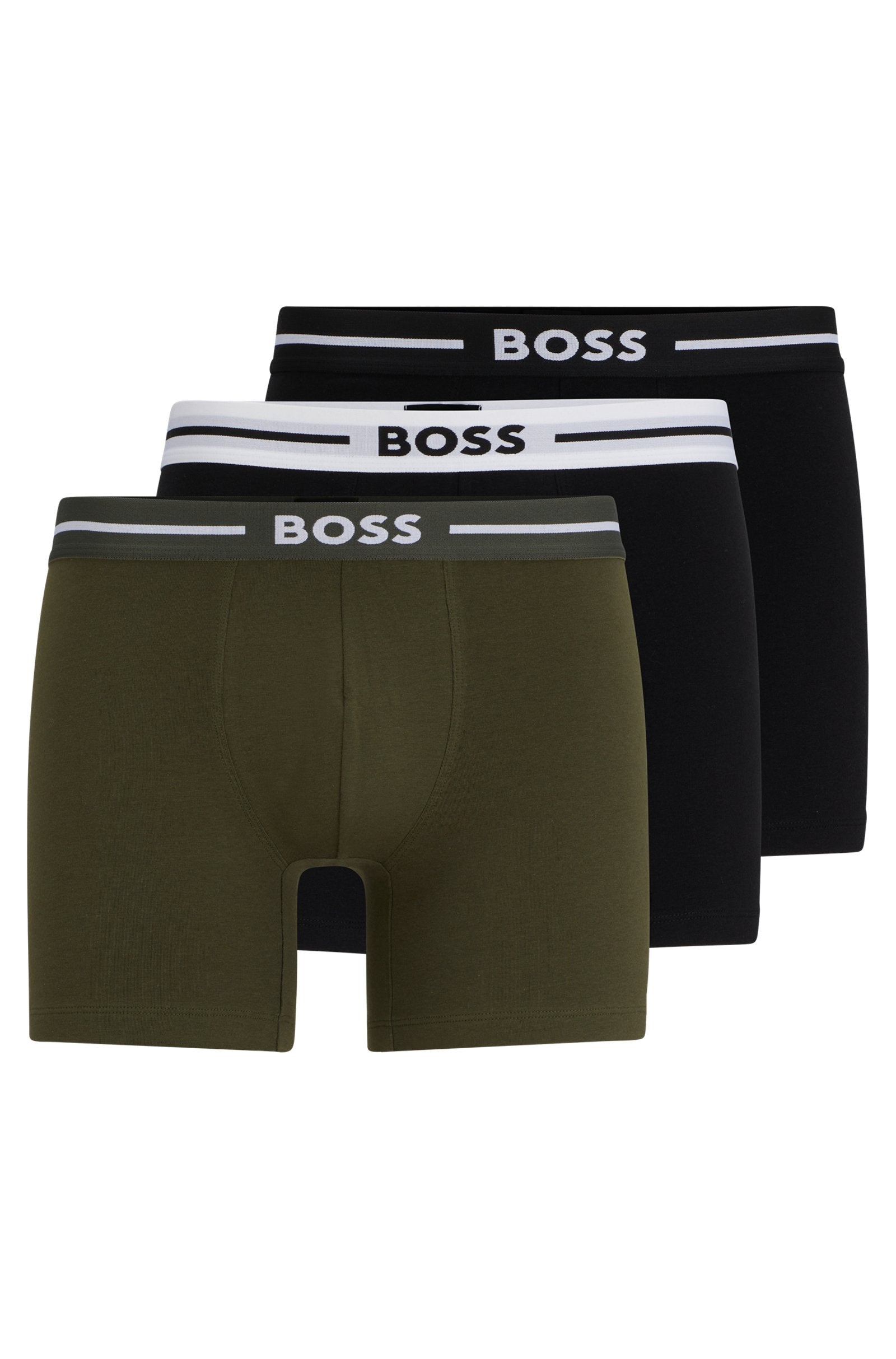 BoxerBr 3P Bold, Black/Army/White