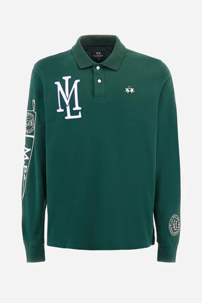 Man Polo Semi Jersey Carbonis, Pine Grove