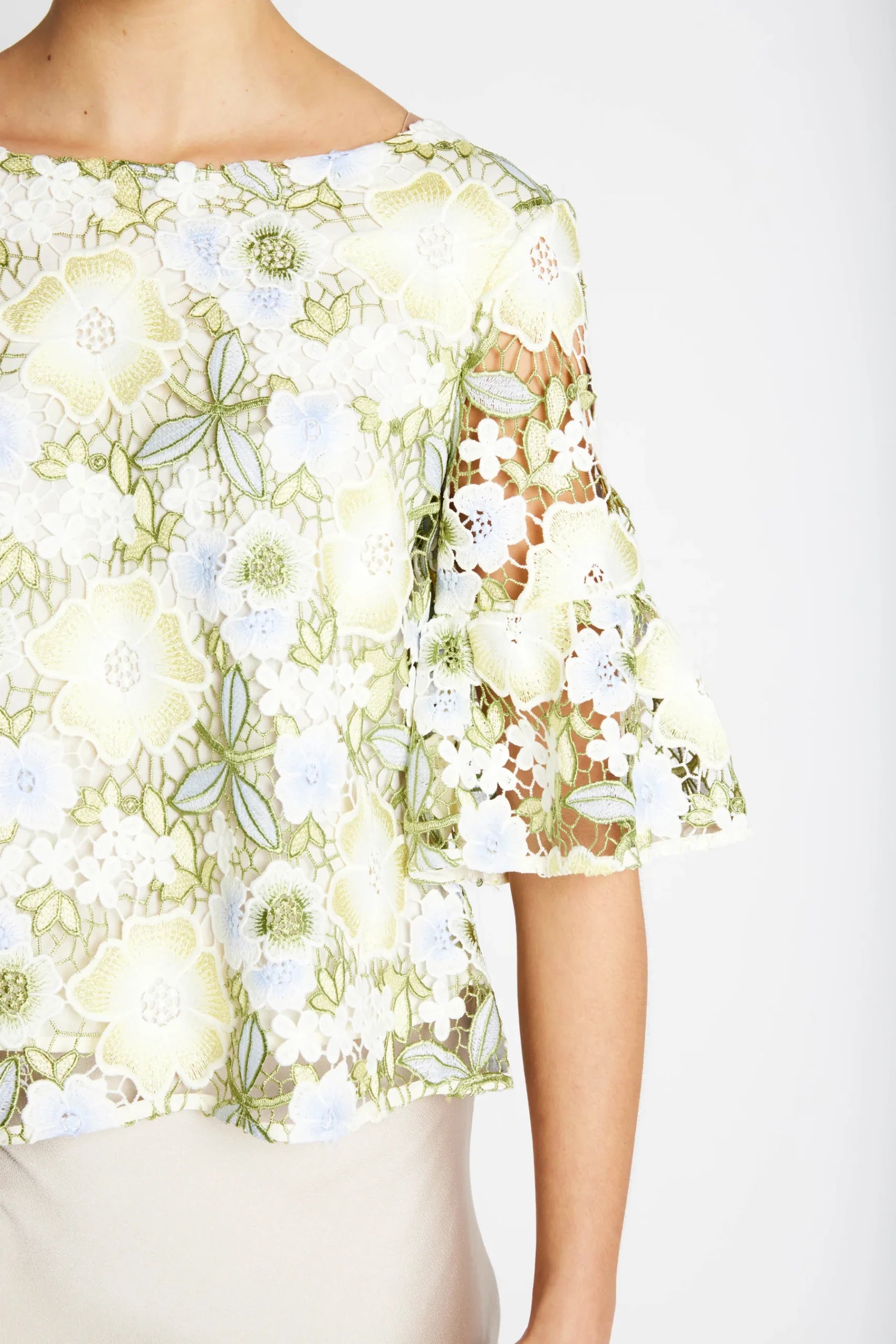 YvonneBBCarlis Blouse, Multi Flower