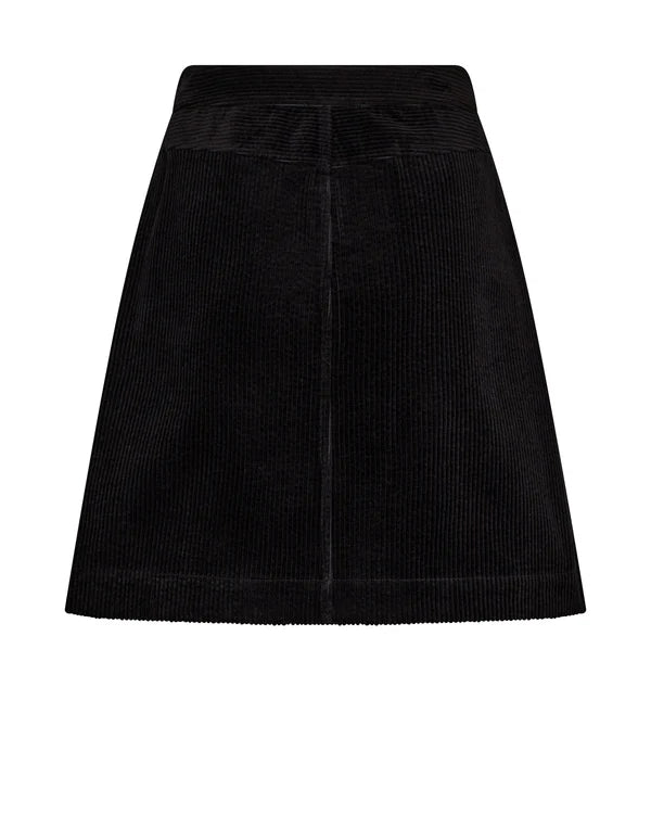 MMELINA JOANA SKIRT, BLACK FUDGE