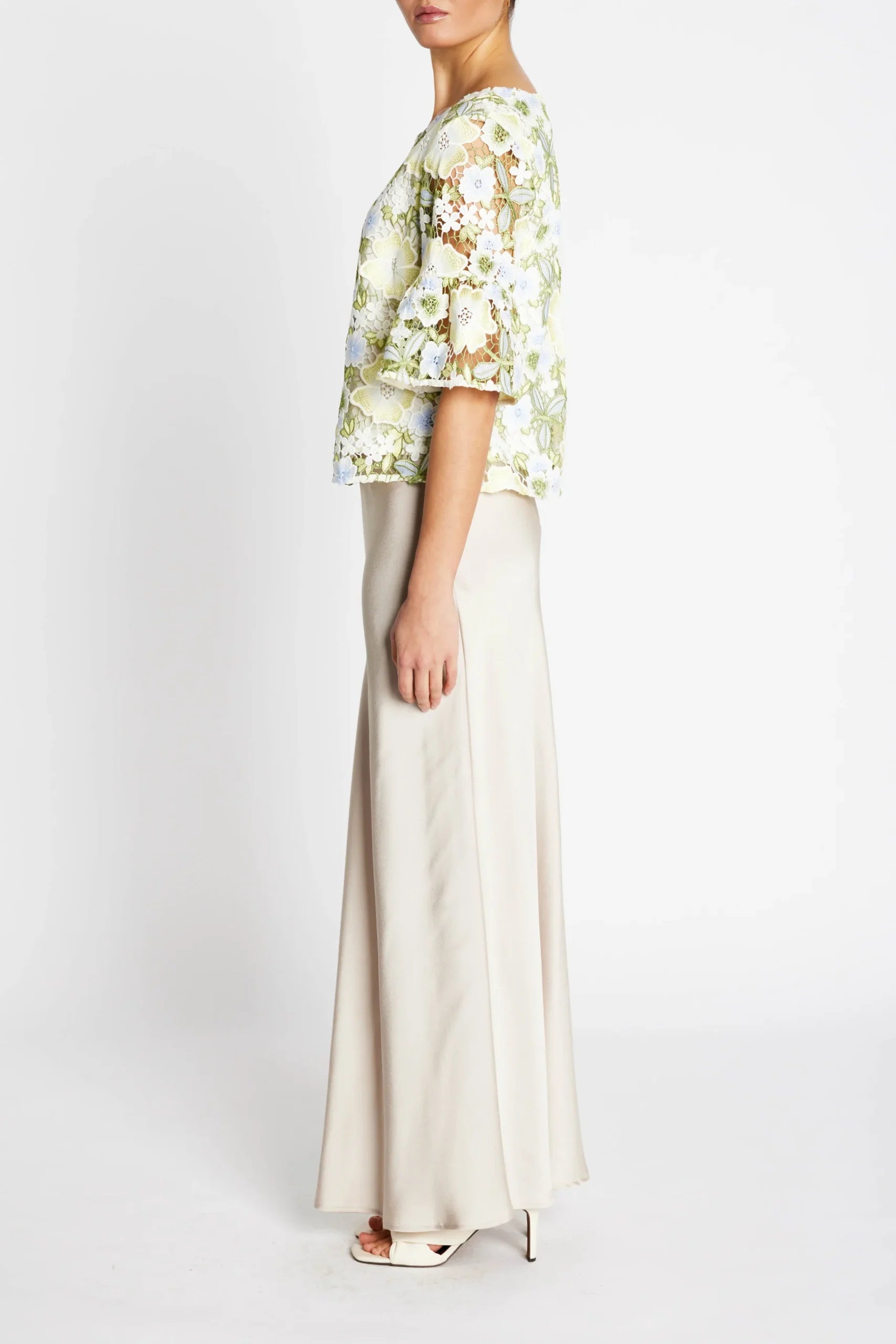 YvonneBBCarlis Blouse, Multi Flower