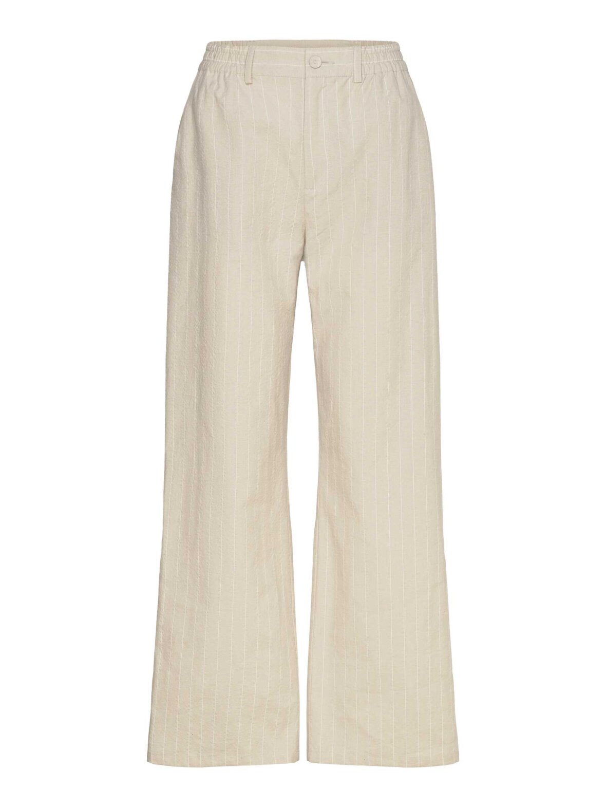 LEENA MW STRAIGHT TROUSERS, SUMMER PIN STRIPE
