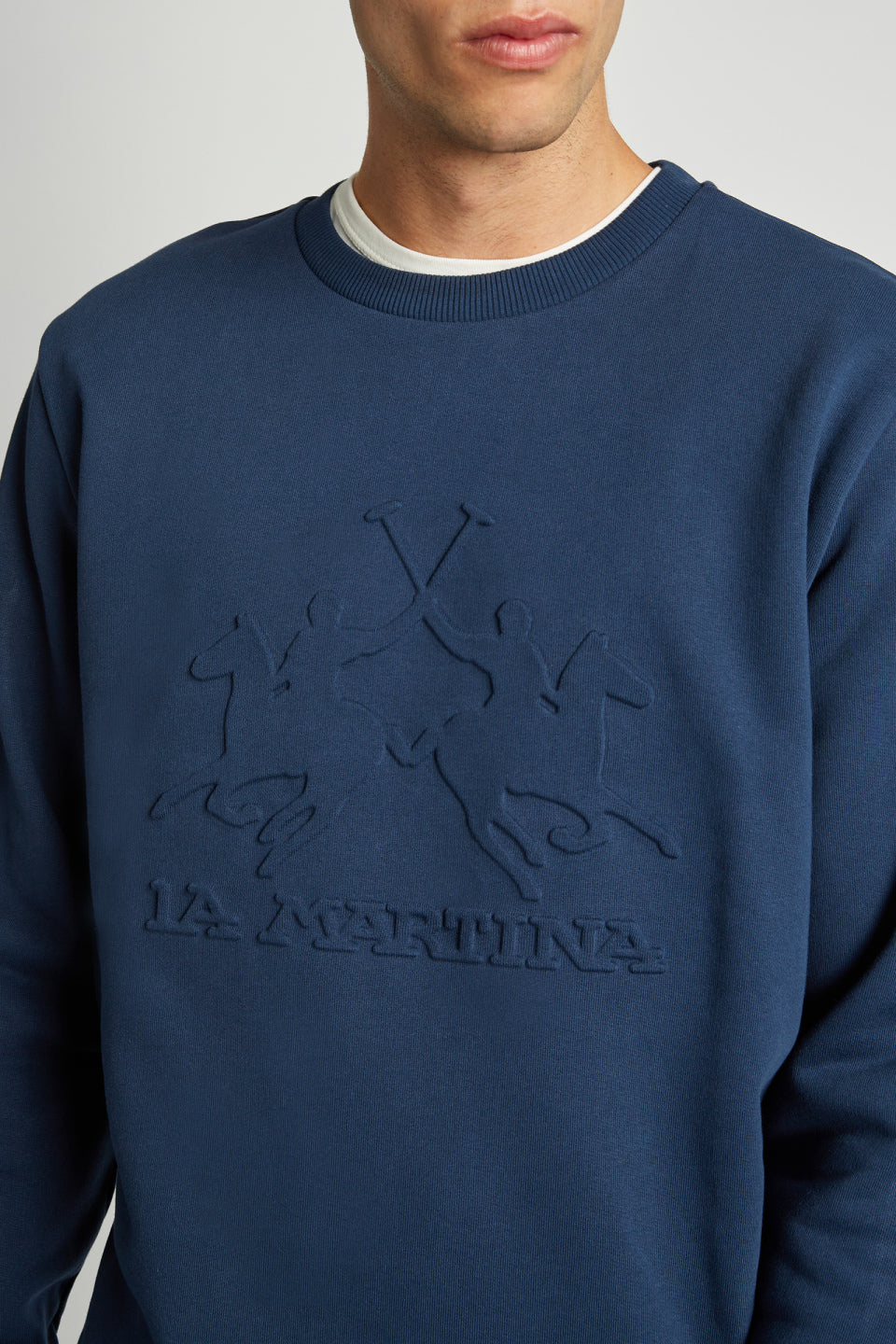 Man Fleece Crew Neck Brushed