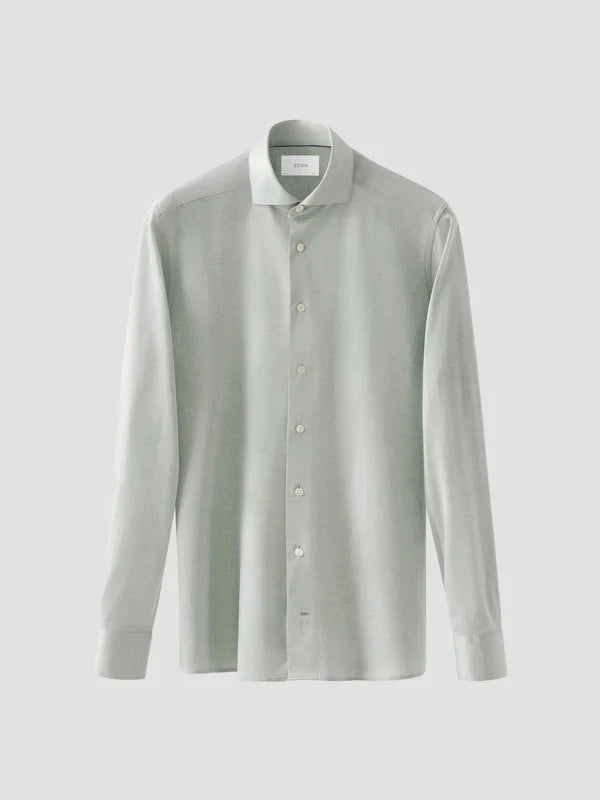FILO DI SCOZIA OXFORD SHIRT, CONTEMP, LIGHT GREEN