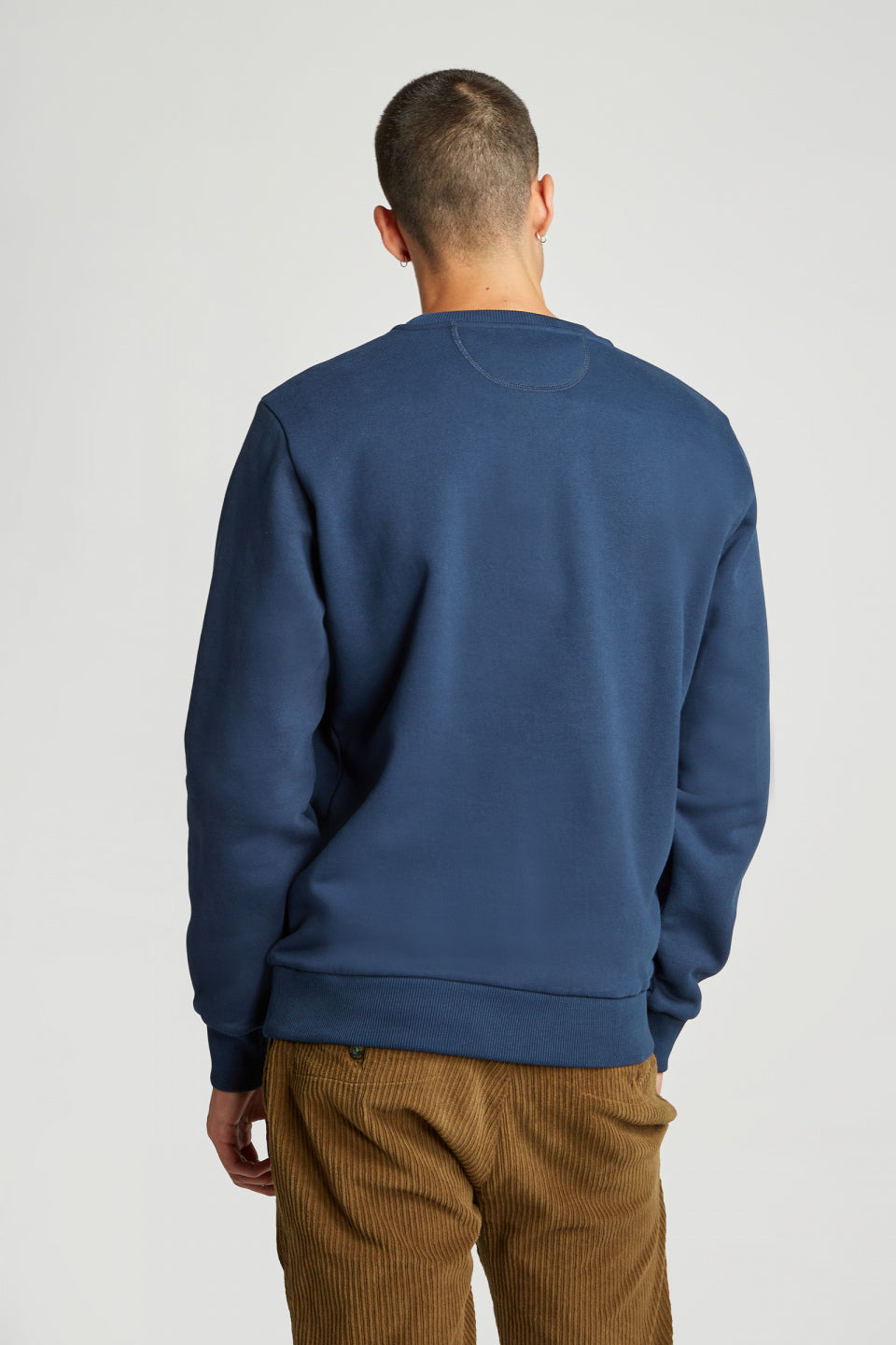 Man Fleece Crew Neck Brushed