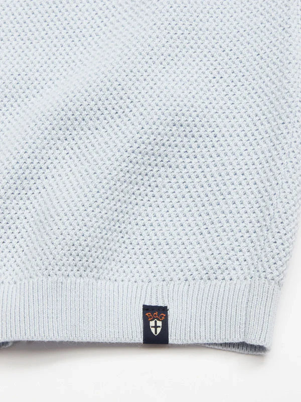 FILO KNIT POLO, BLUE WATER