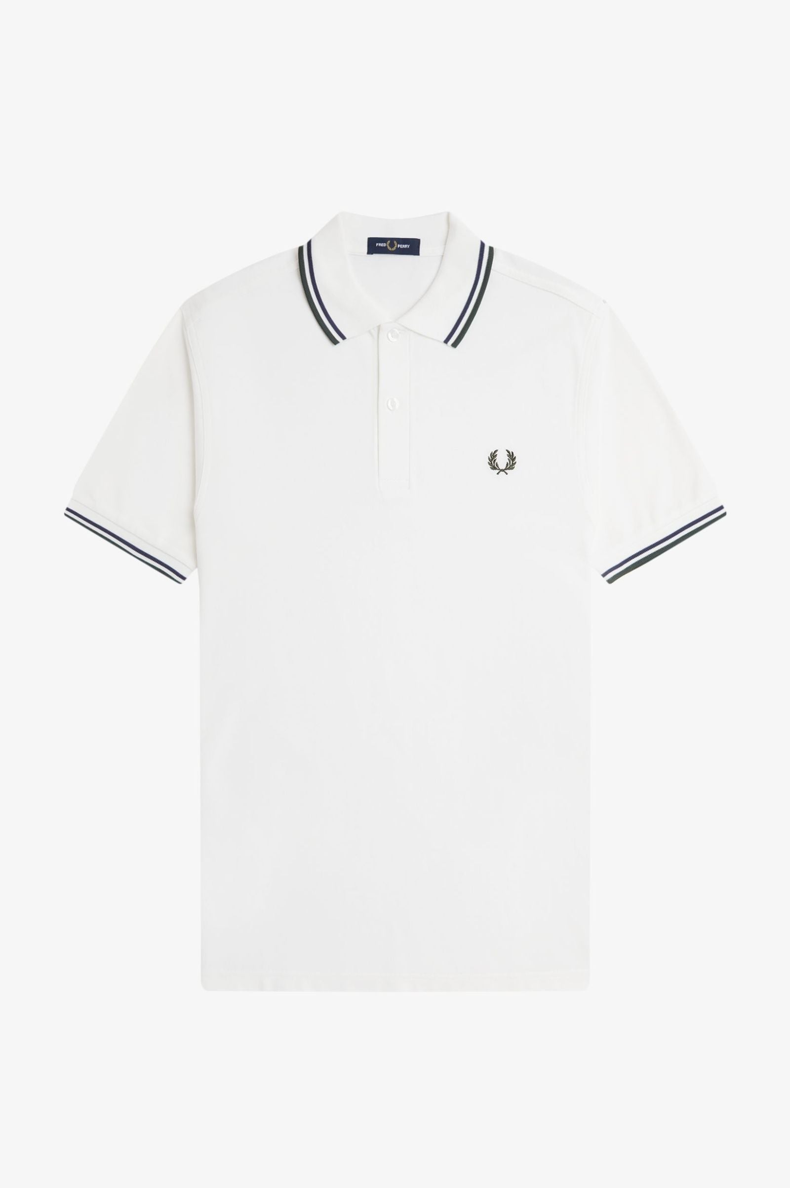 Twin Tipped Fp Shirt, Snowwhite/Tennisblue/Court Green