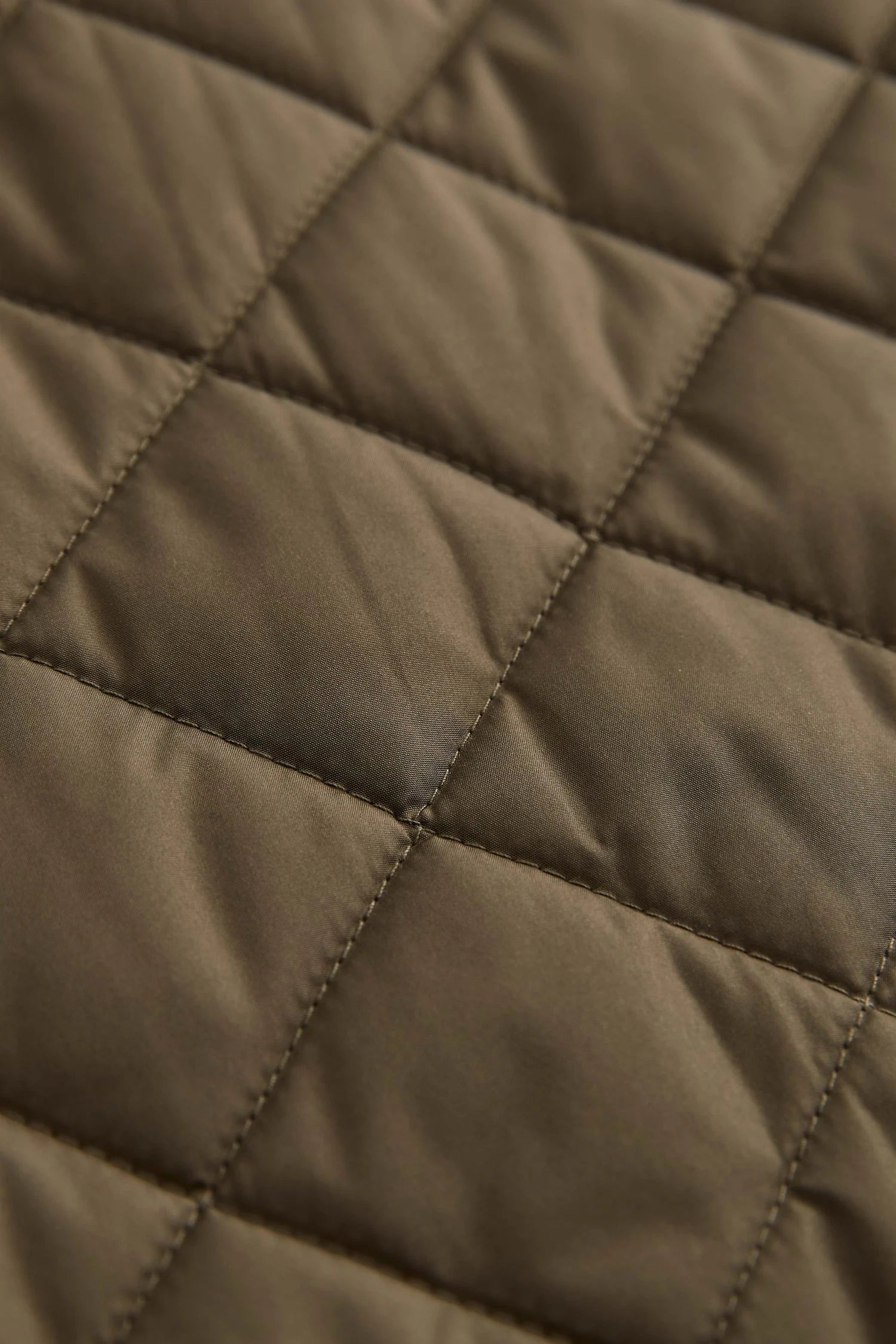 Teddy Quiltet Vest, Olive