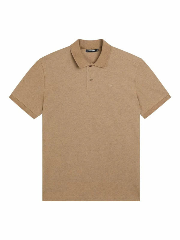 TROY POLO SHIRT SEASONAL PIQUE, TIGER BROWN