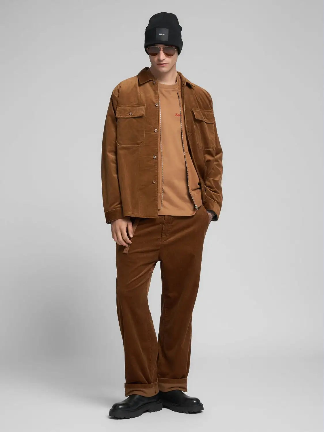 Corduroy Overshirt, Brandy