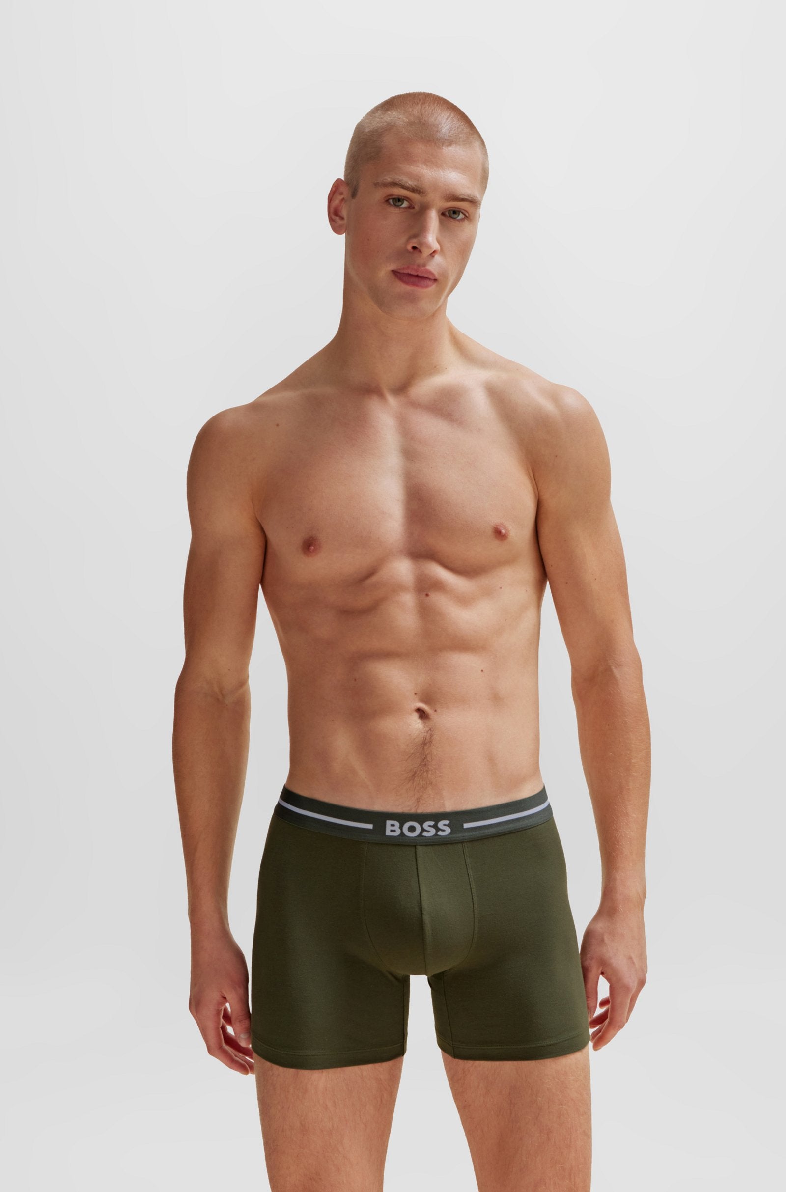 BoxerBr 3P Bold, Black/Army/White