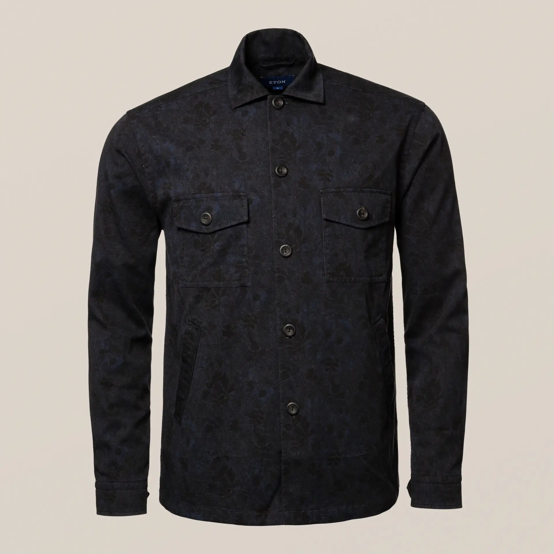 Gabardine Print, dark blue