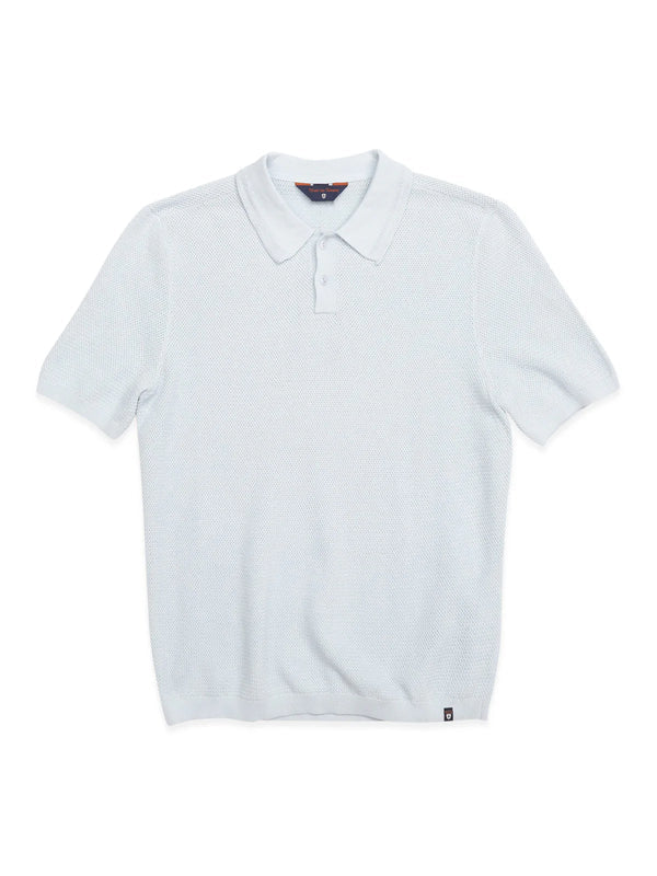 FILO KNIT POLO, BLUE WATER