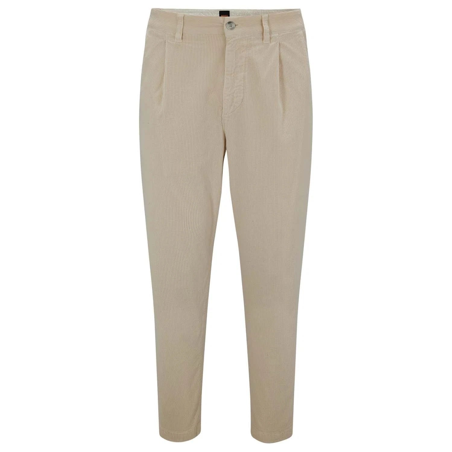 SCHINO-SHYNE CASUAL TROUSERS, OPEN WHITE