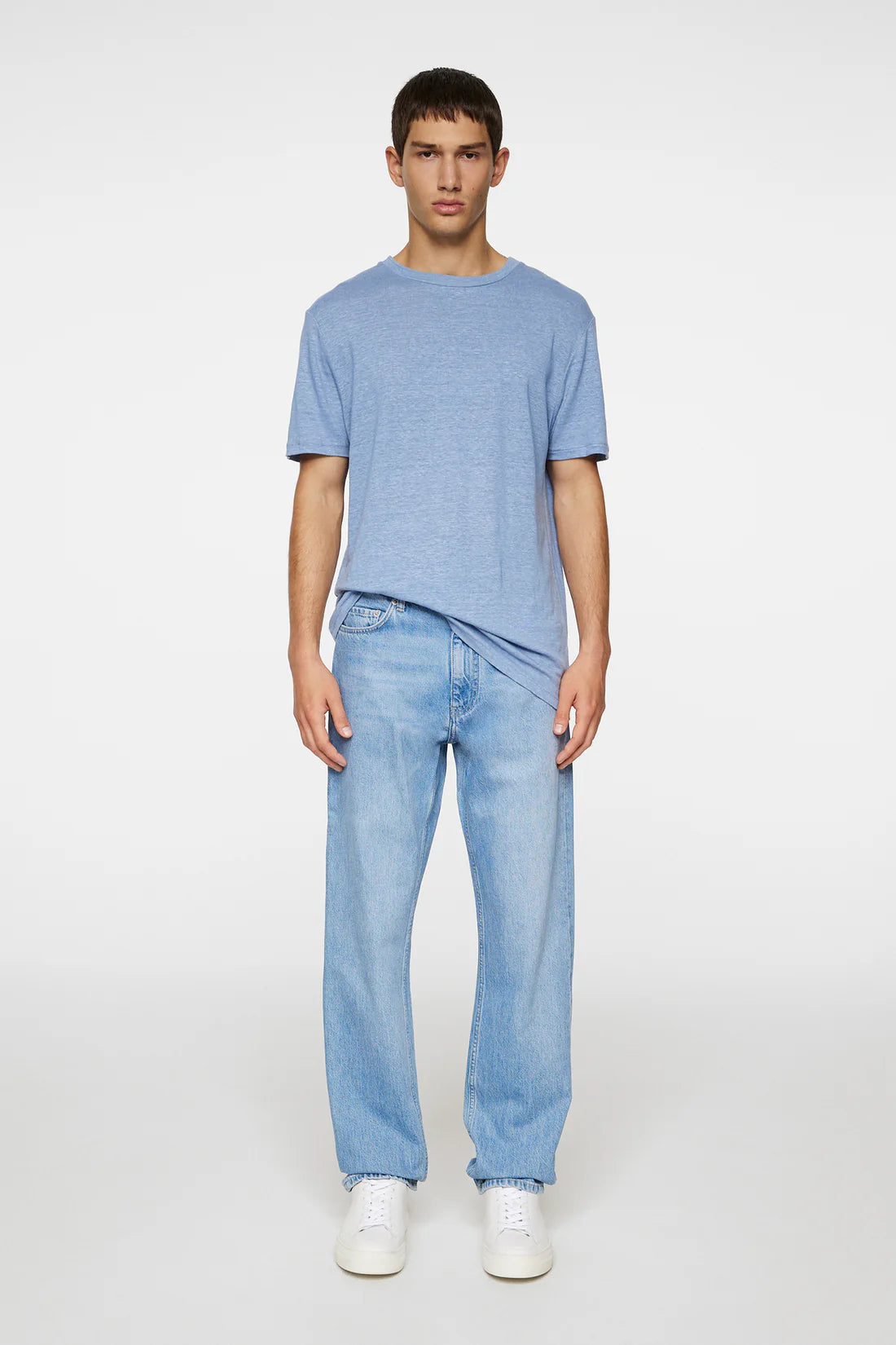 Coma Linen Tee, Rain Washed
