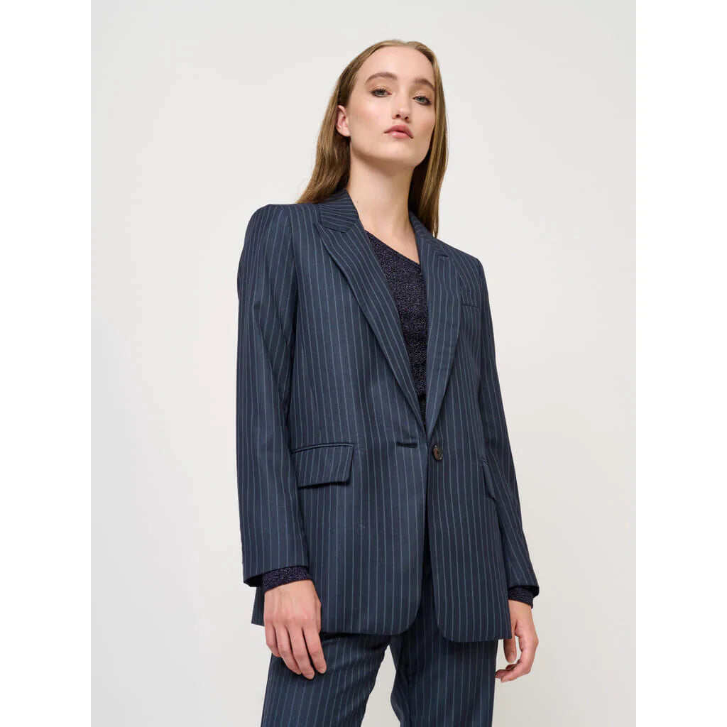 Bluestar Frida blazer, pinstripe