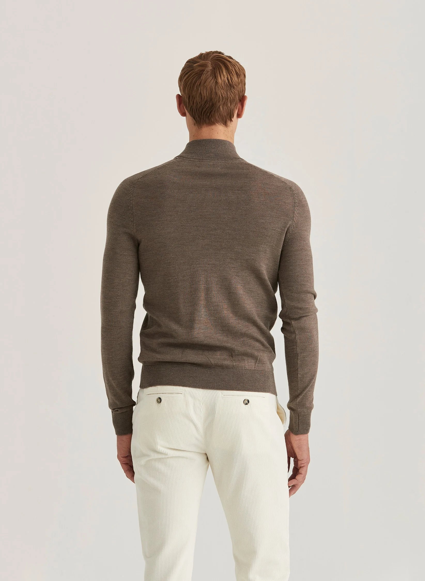 Merino John Zip, Brown