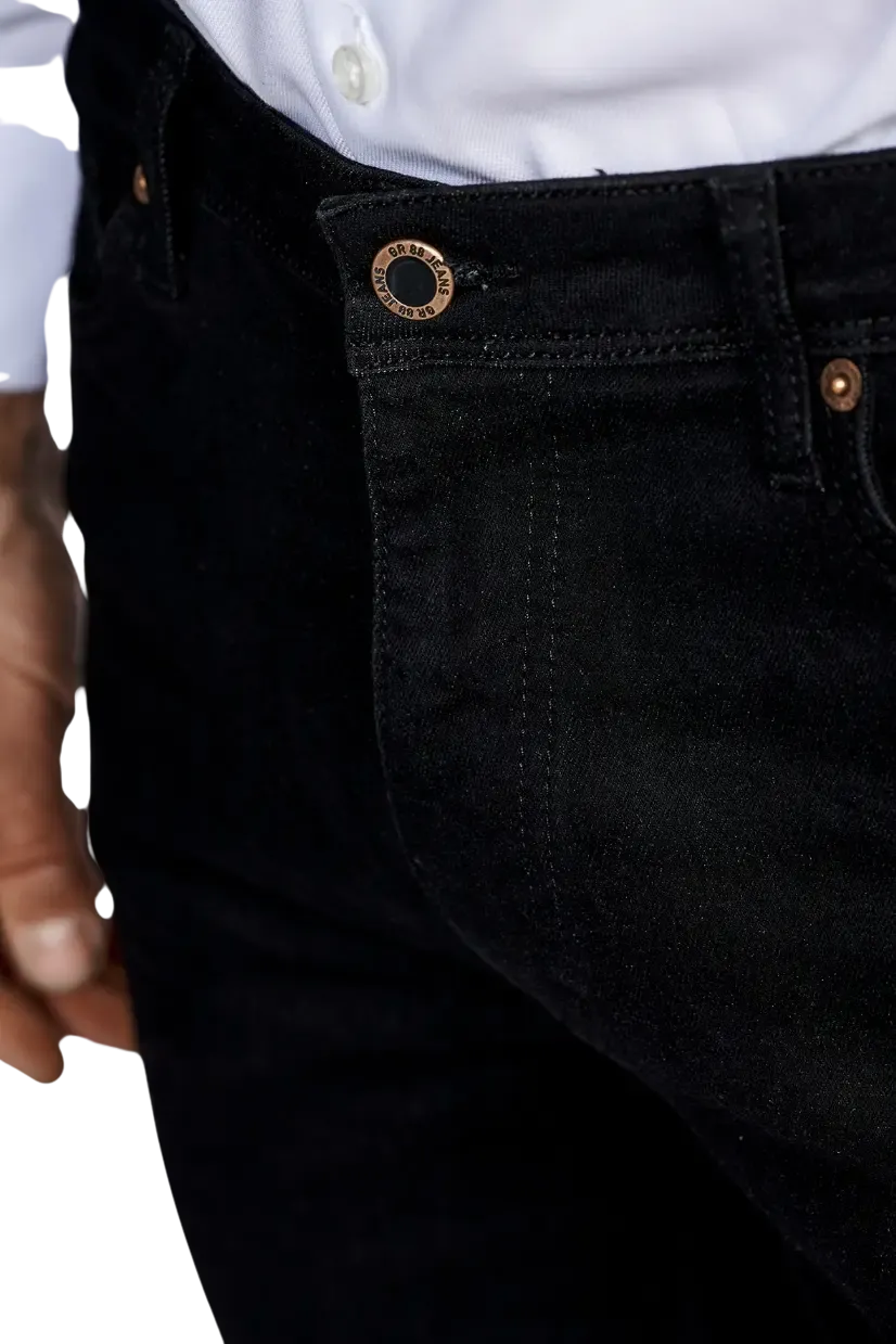 SKINNY STRETCH JEANS, BLACK