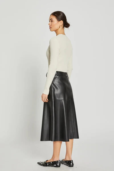 VEGANI IMMA SKIRT, BLACK