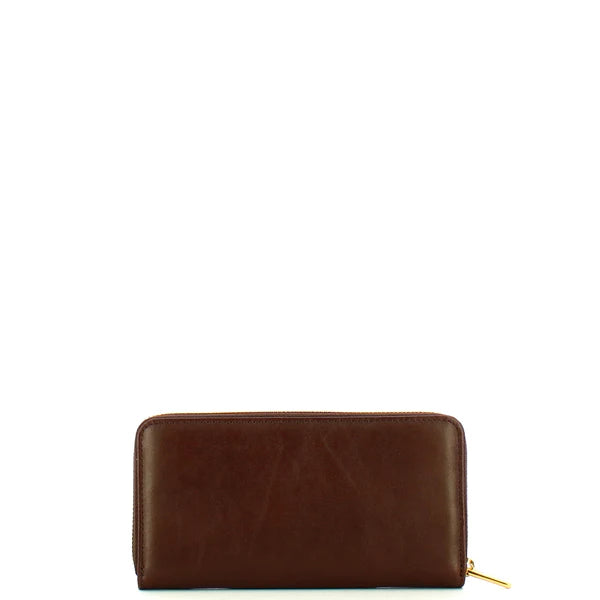 WALLET VINTAGE LEATHER BROWN, NULL