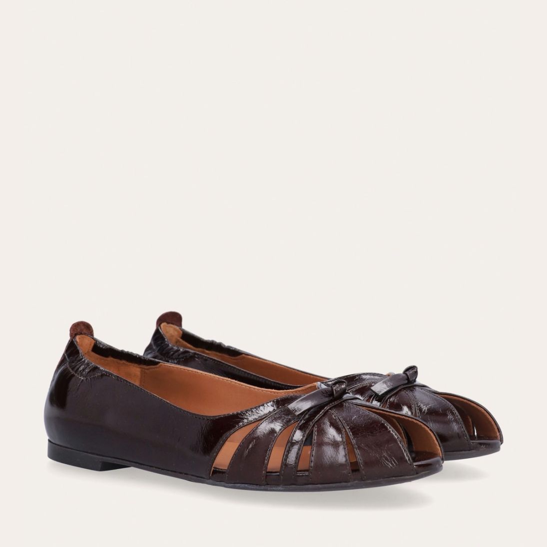 MOGANO NAPLACK BALLERINA, BURGUNDY