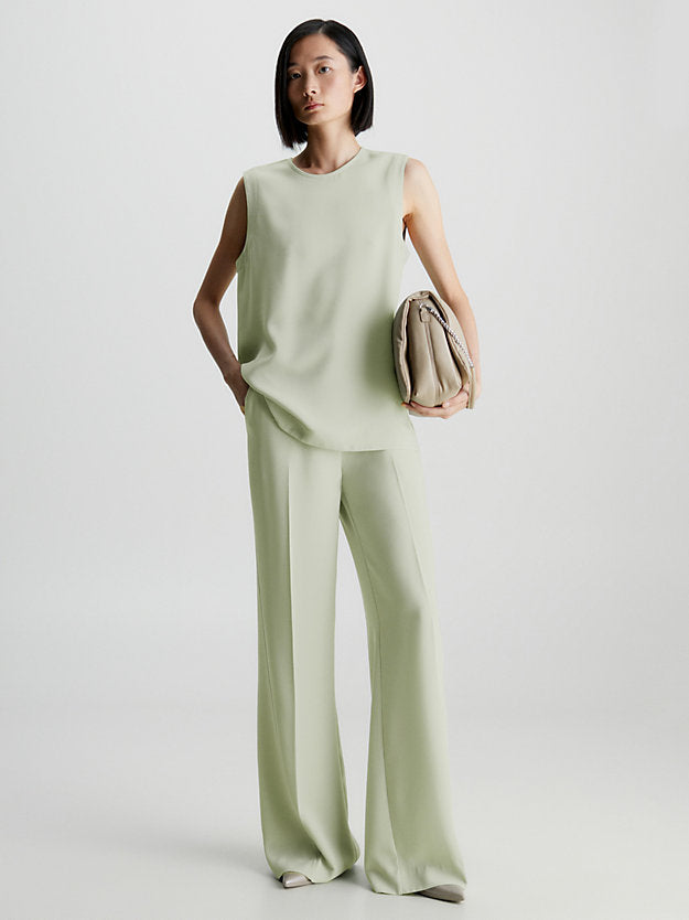 Structure Twill Wide Leg (sage)
