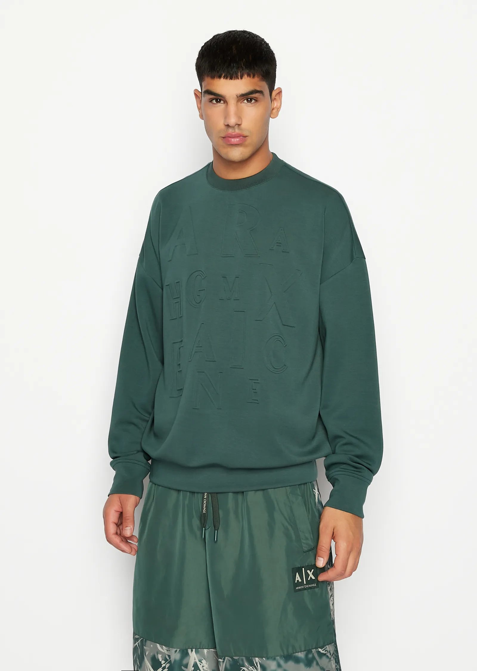 Man jersey sweatshirt, green gables