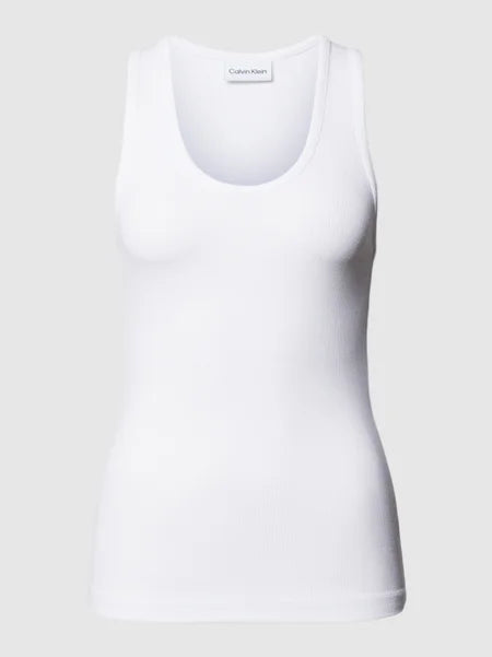 Modal rib tank, bright white