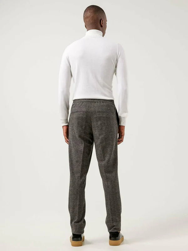 SASHA DS FLANNEL PANTS, GREY MELANGE