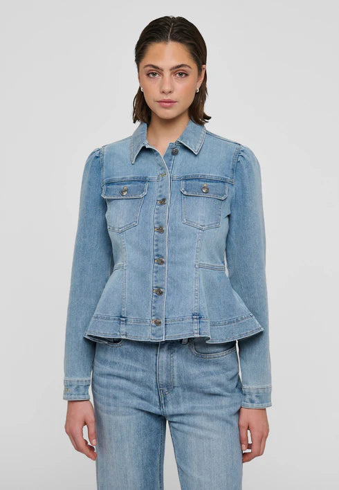 BLANCA DENIM JACKET, LIGHT BLUE