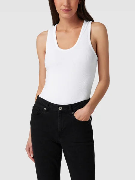 Modal rib tank, bright white