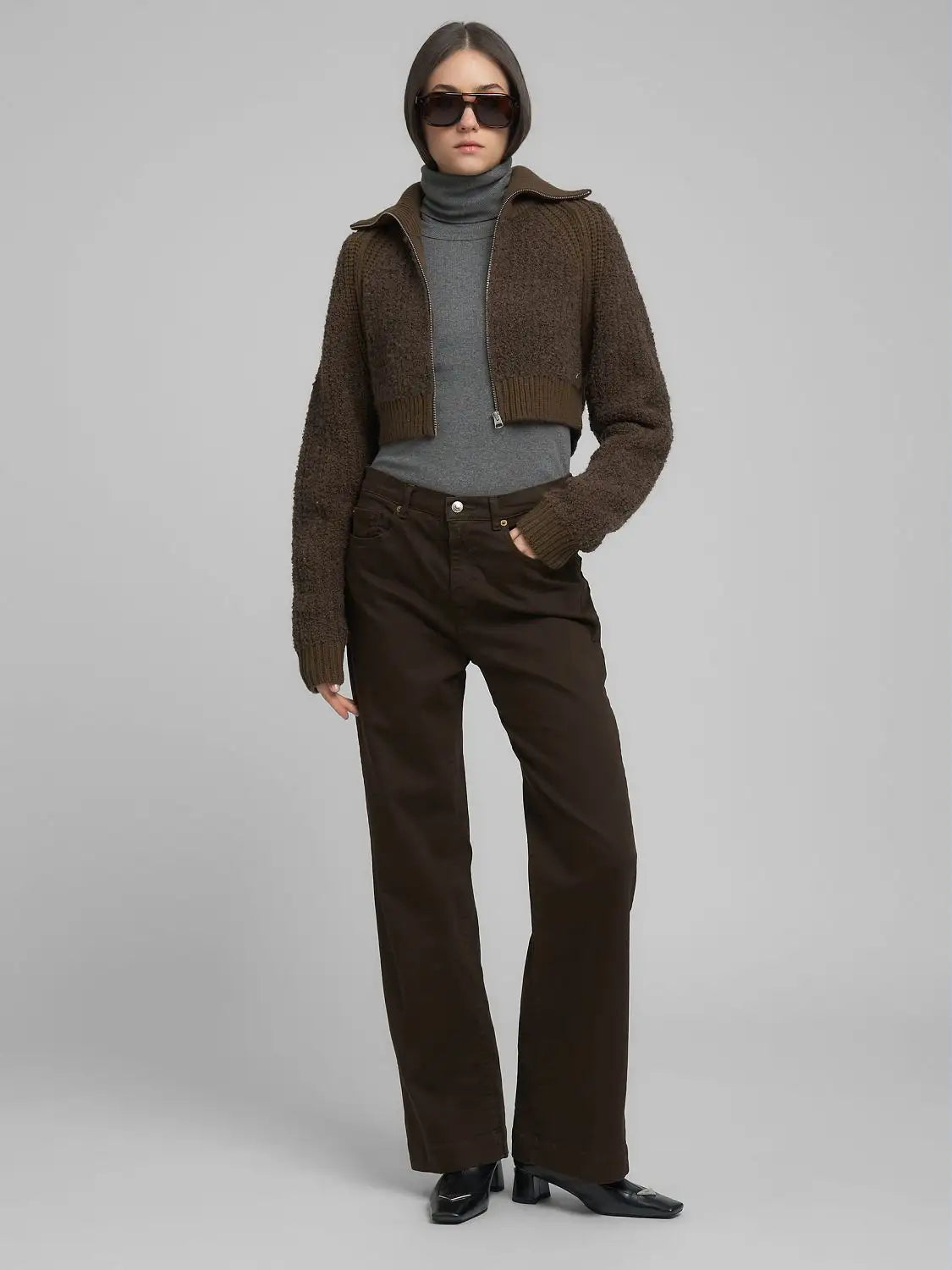 Melja Relaxed Straight fit, Warm Coffee