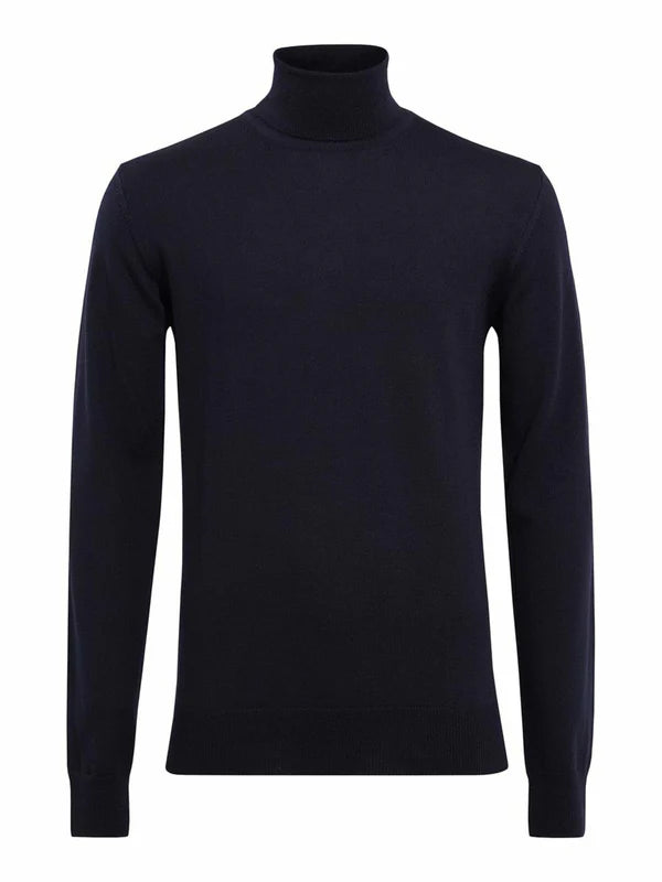LYD MERINO TURTLENECK SWEATER, NAVY