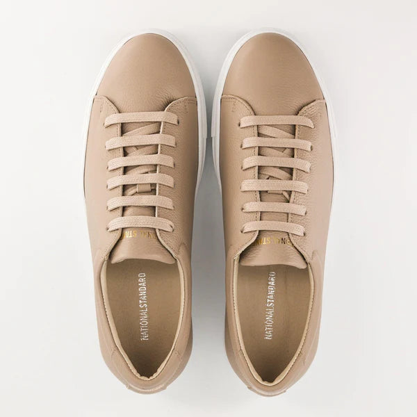 EDITION 3 SNEAKERS, BEIGE GRAINED