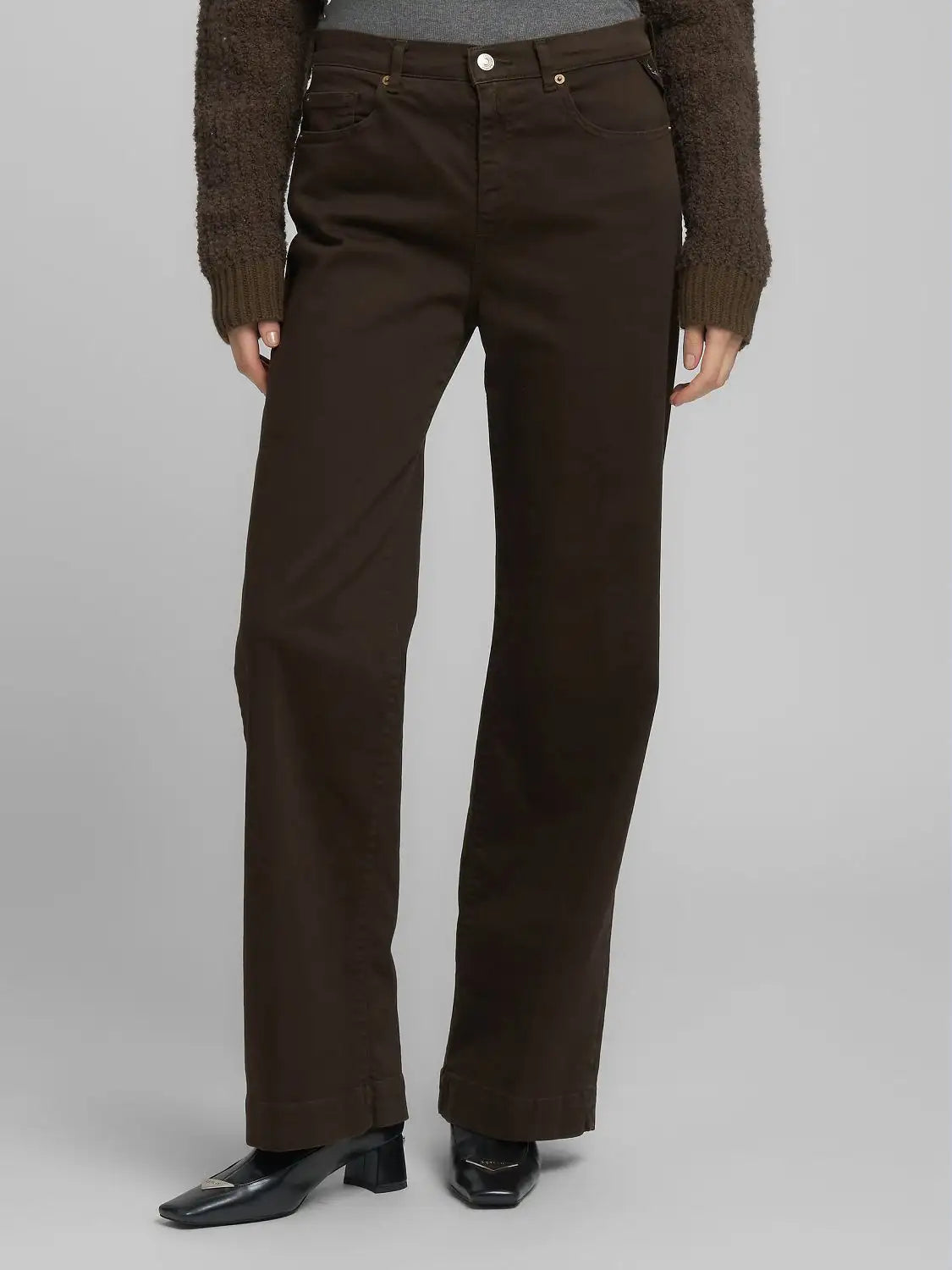 Melja Relaxed Straight fit, Warm Coffee