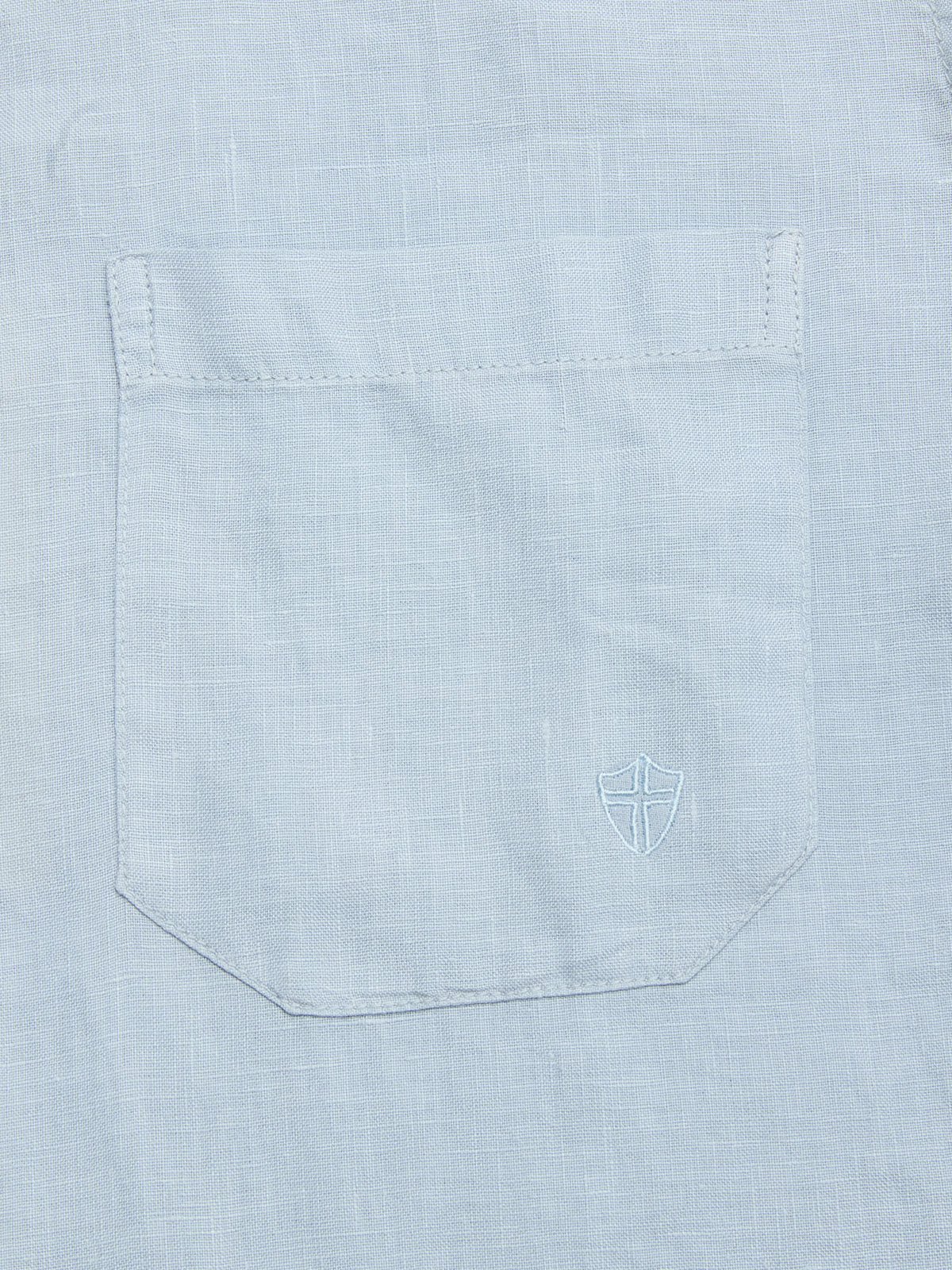 ENRIC HOPE L/S SHIRT, BLUE FOG