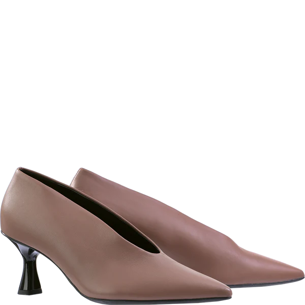 JIL PUMPS, DARK TAUPE