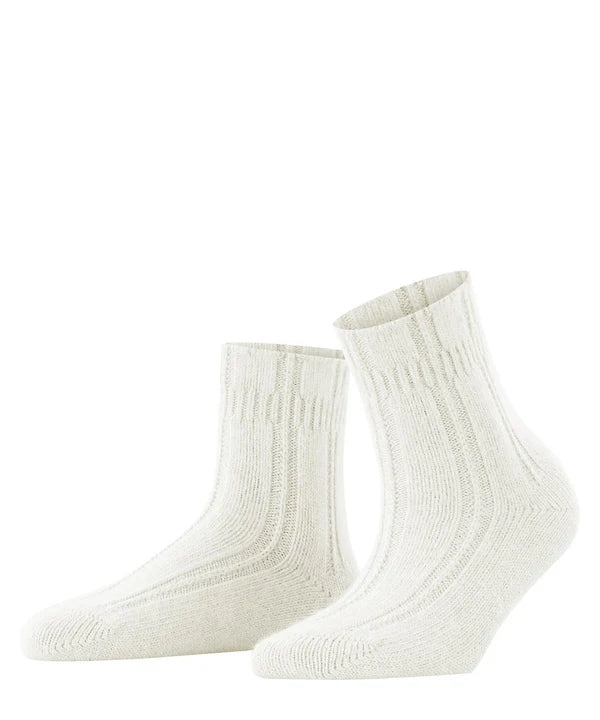 BEDSOCK WOMEN HOUSE SOCKS, OFF WHITE