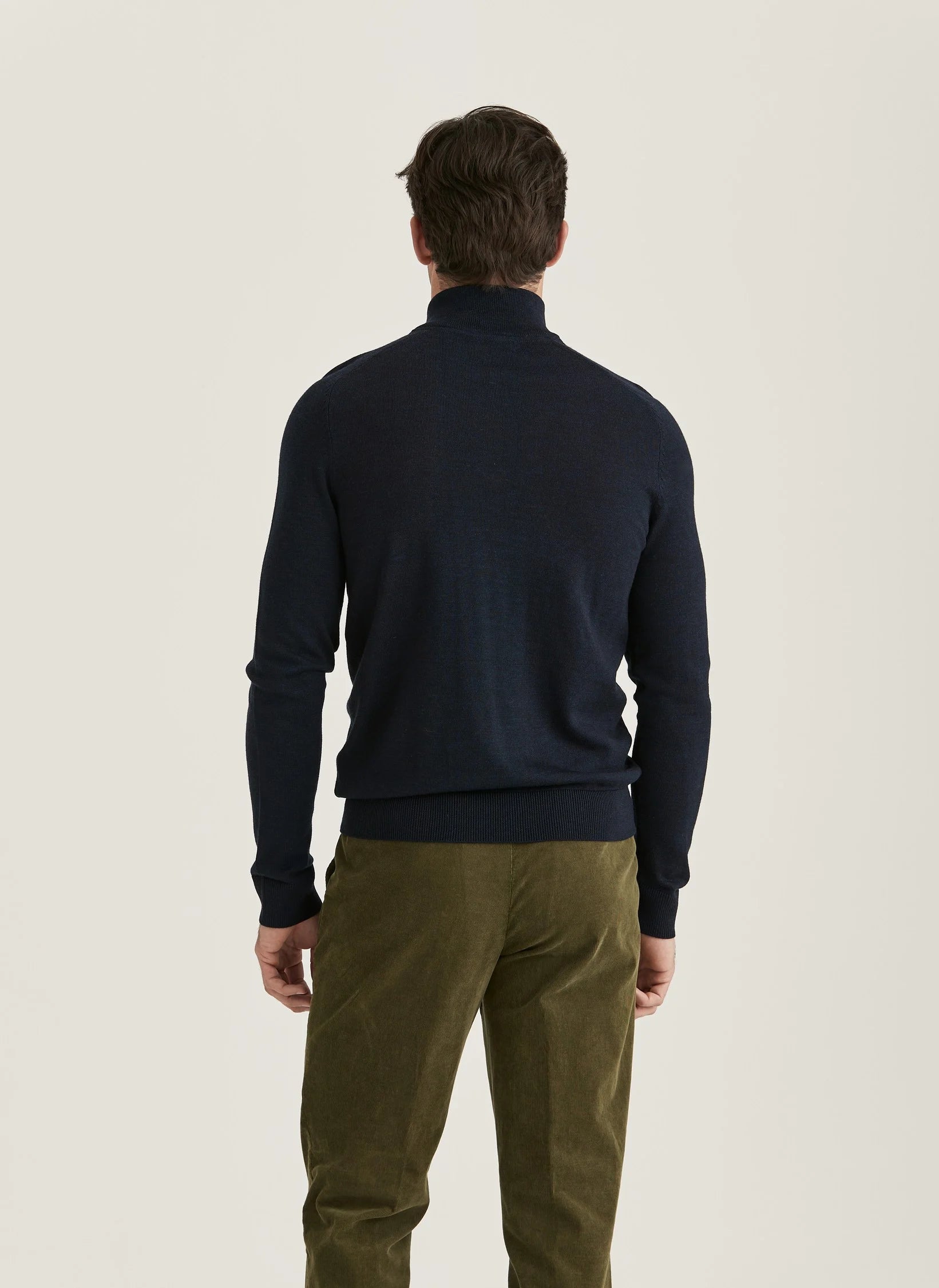 Merino John Zip, Navy