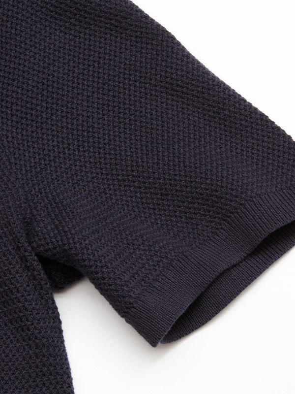 FILO KNIT POLO, NAVY