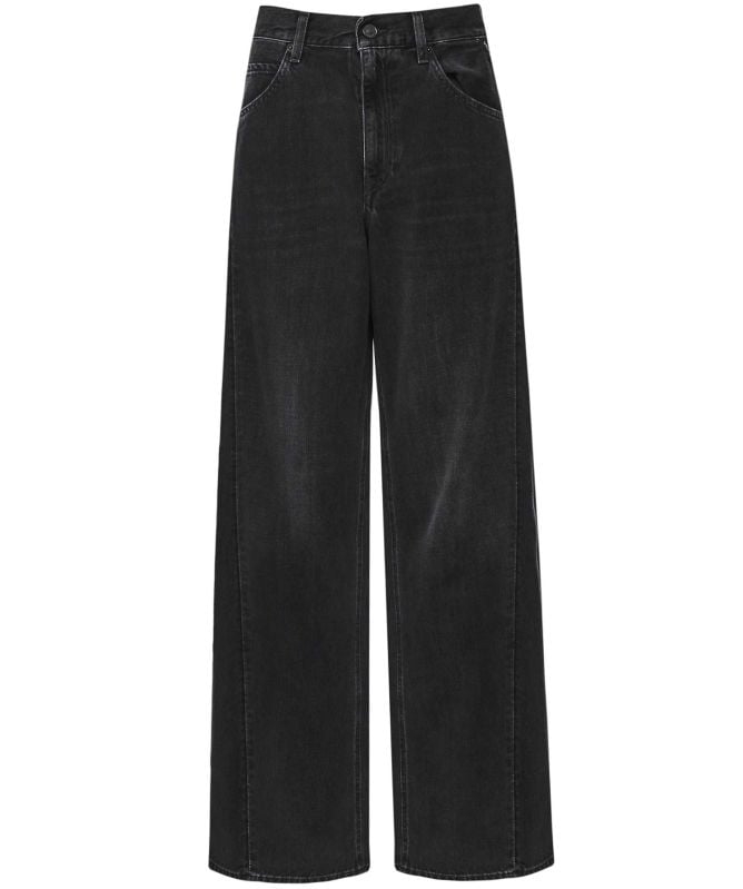 NARJA BAGGY FIT JEANS, BLACK