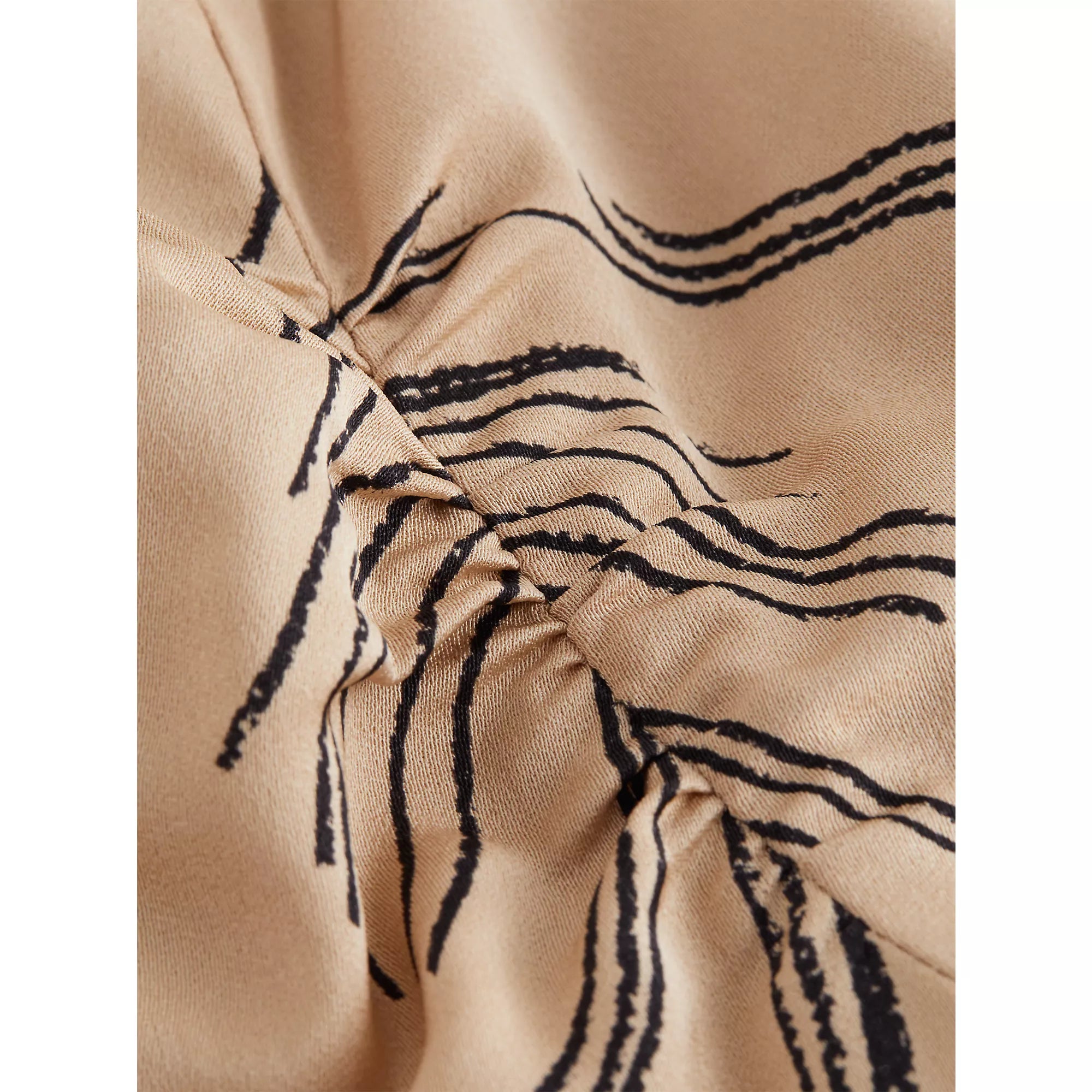 Surface Print Slip Dress (doeskin)