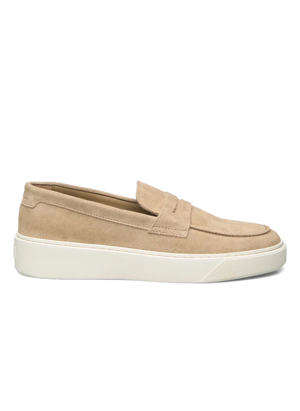 MAURI SUEDE LOAFER, SAFARI BEIGE