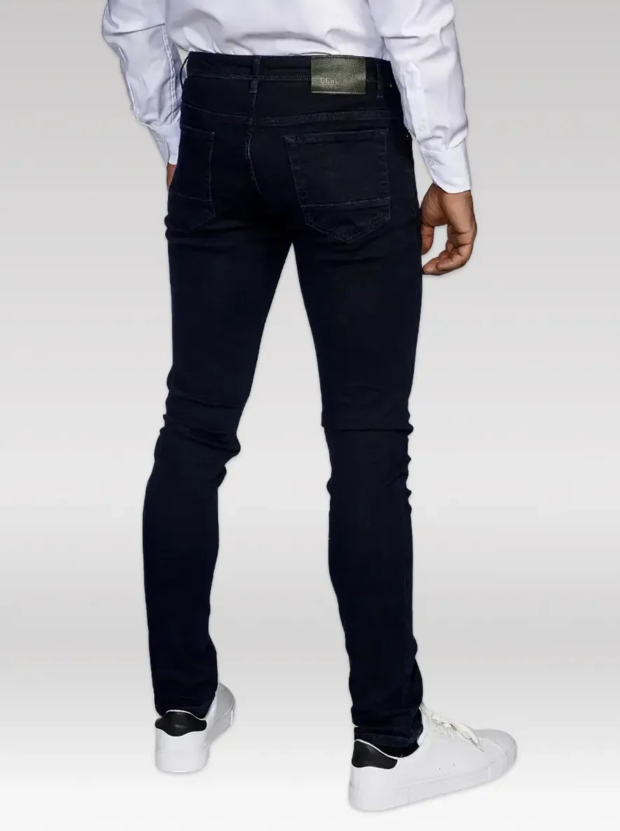 SKINNY STRETCH JEANS, BLACK